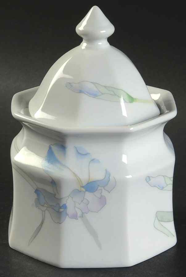 Blue Eyes Sugar Bowl & Lid by Christopher Stuart-1
