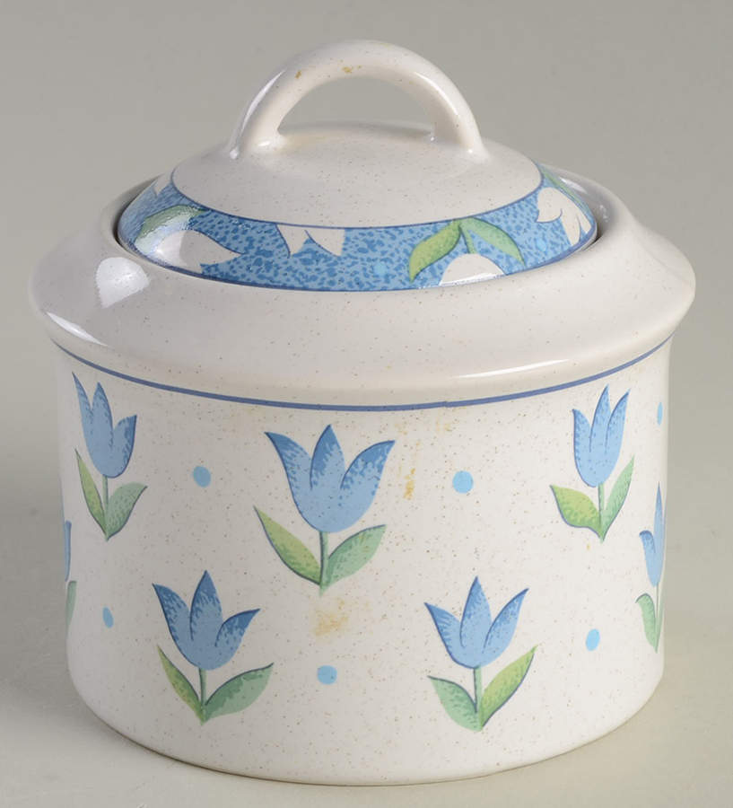 Calico Sugar Bowl & Lid by Christopher Stuart-1