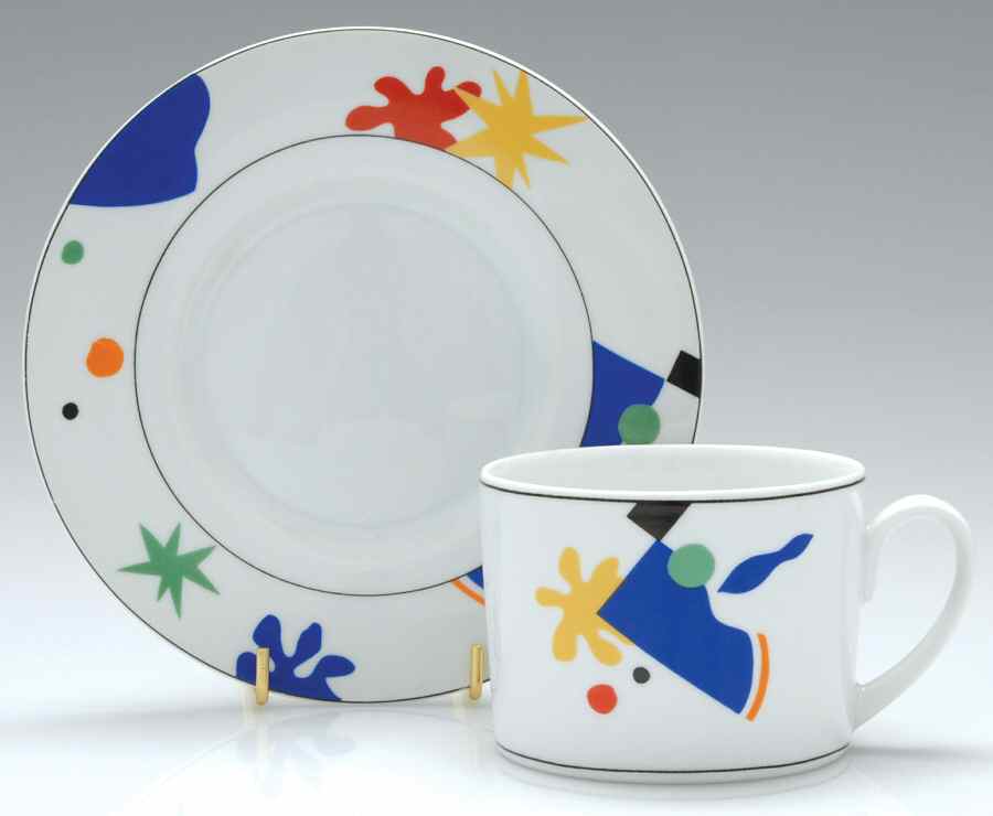 Calypso Flat Cup & Saucer Set by Christopher Stuart-1