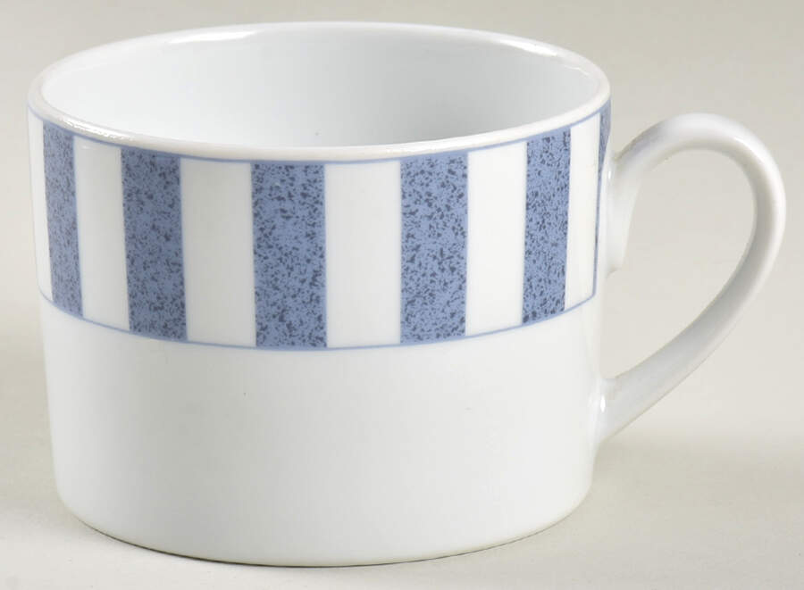 Capri Blue Flat Cup by Christopher Stuart-1