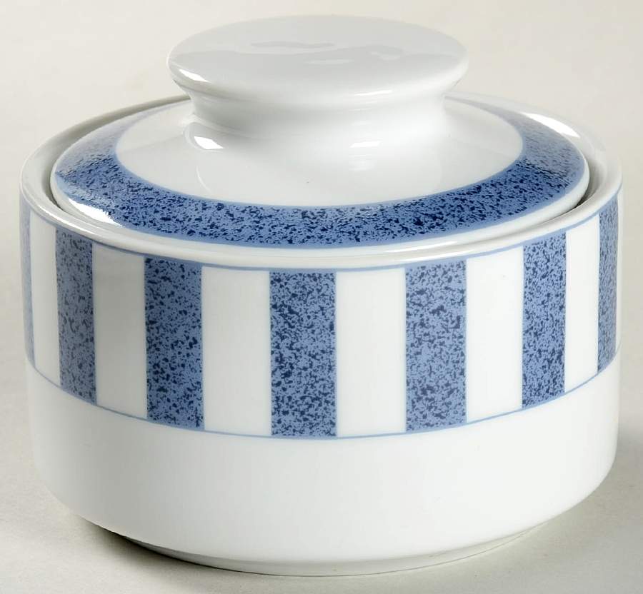 Capri Blue Sugar Bowl & Lid by Christopher Stuart-1