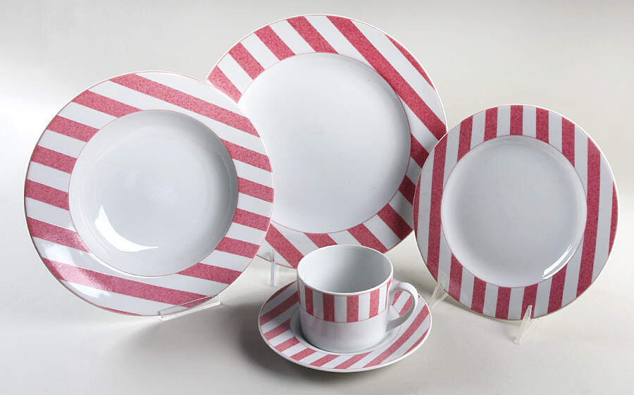 Capri Rose 5 Piece Place Setting by Christopher Stuart-1