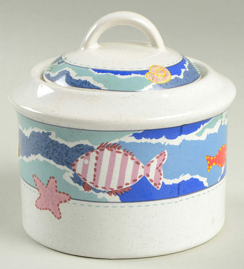 Caribe Sugar Bowl & Lid by Christopher Stuart-1