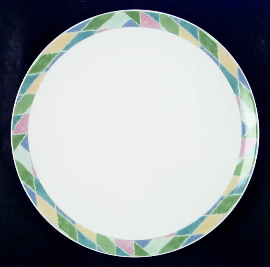 Color Collage Dinner Plate by Christopher Stuart-1