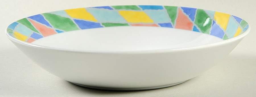 Color Collage Coupe Soup Bowl by Christopher Stuart-1