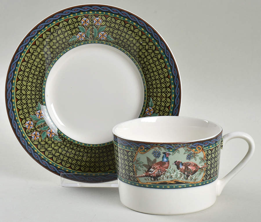 Coach House Flat Cup & Saucer Set by Christopher Stuart-1