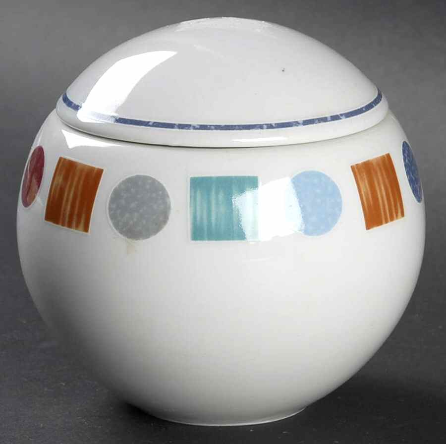 Color Lane Sugar Bowl & Lid by Christopher Stuart-1