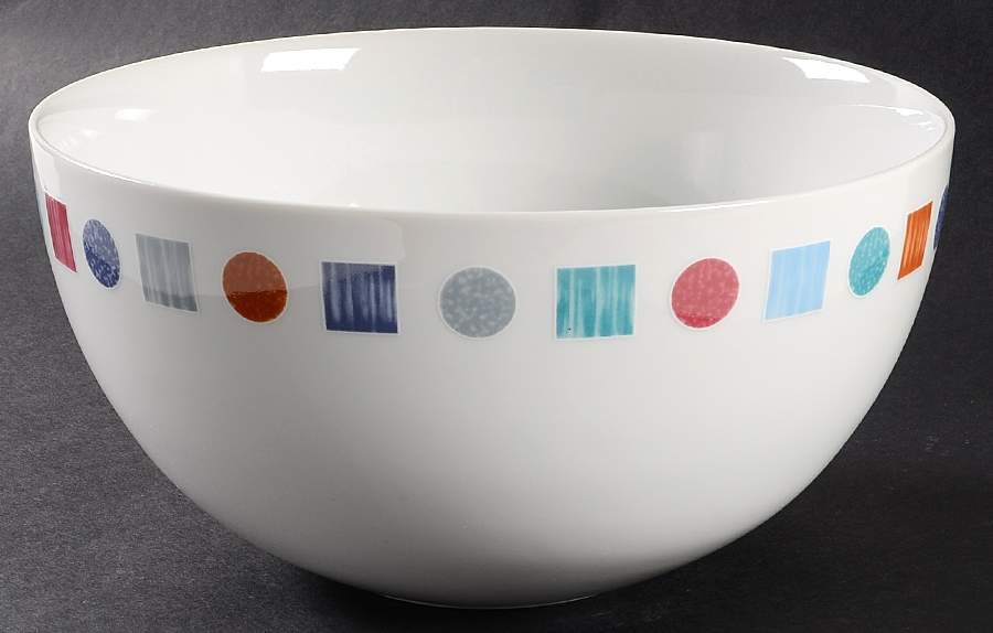 Color Lane 8" Round Vegetable Bowl by Christopher Stuart-1