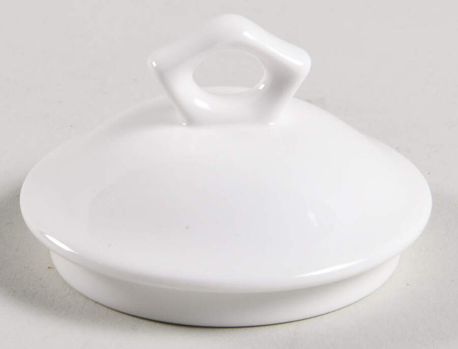 Cosmopolitan White Lid for Sugar Bowl by Christopher Stuart-1