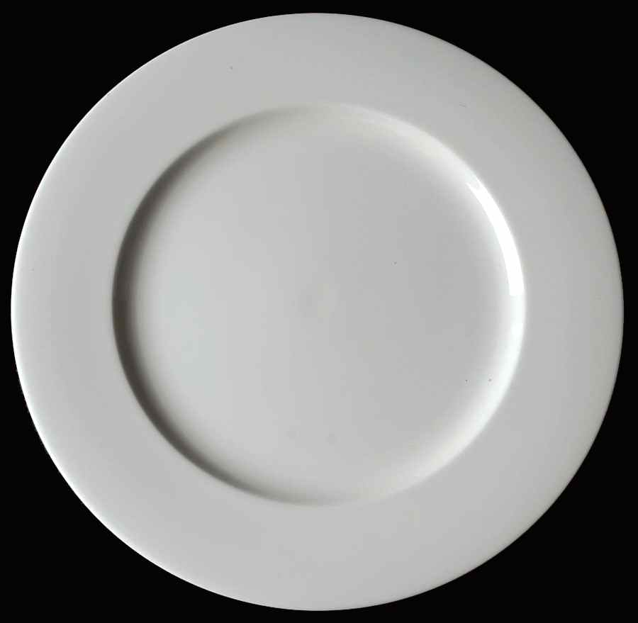 Cosmopolitan White 12" Chop Plate (Round Platter) by Christopher Stuart-1