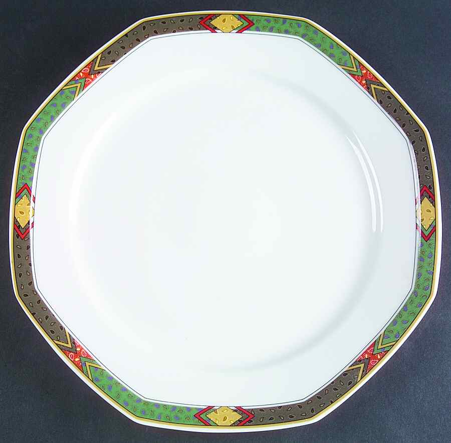 Dhurrie 12" Chop Plate (Round Platter) by Christopher Stuart-1