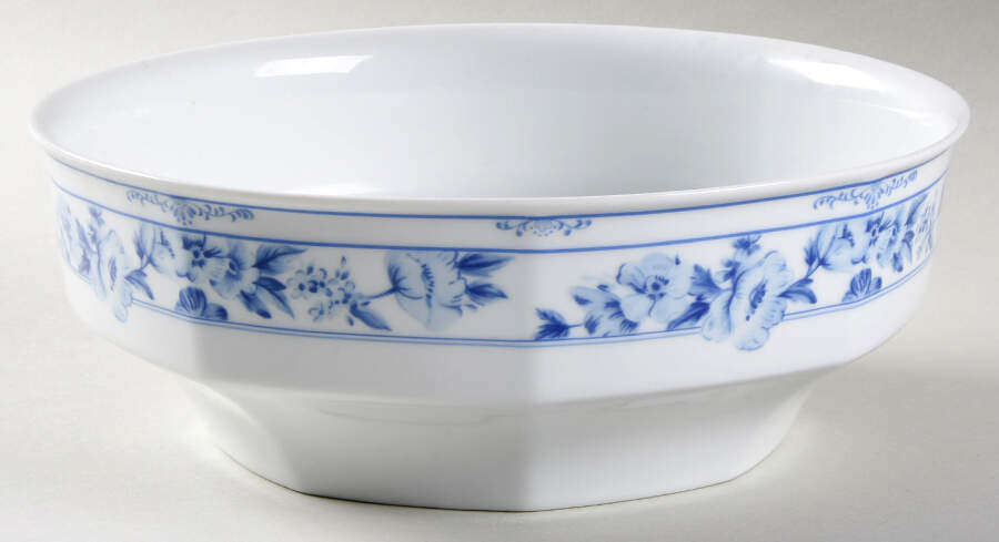 Dresden Blue 8" Round Vegetable Bowl by Christopher Stuart-1