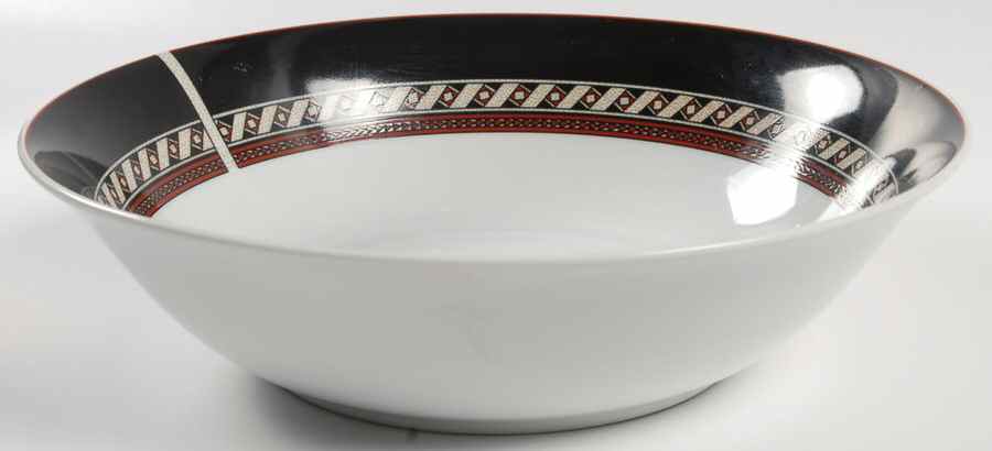 Ebony Court 9" Round Vegetable Bowl by Christopher Stuart-1