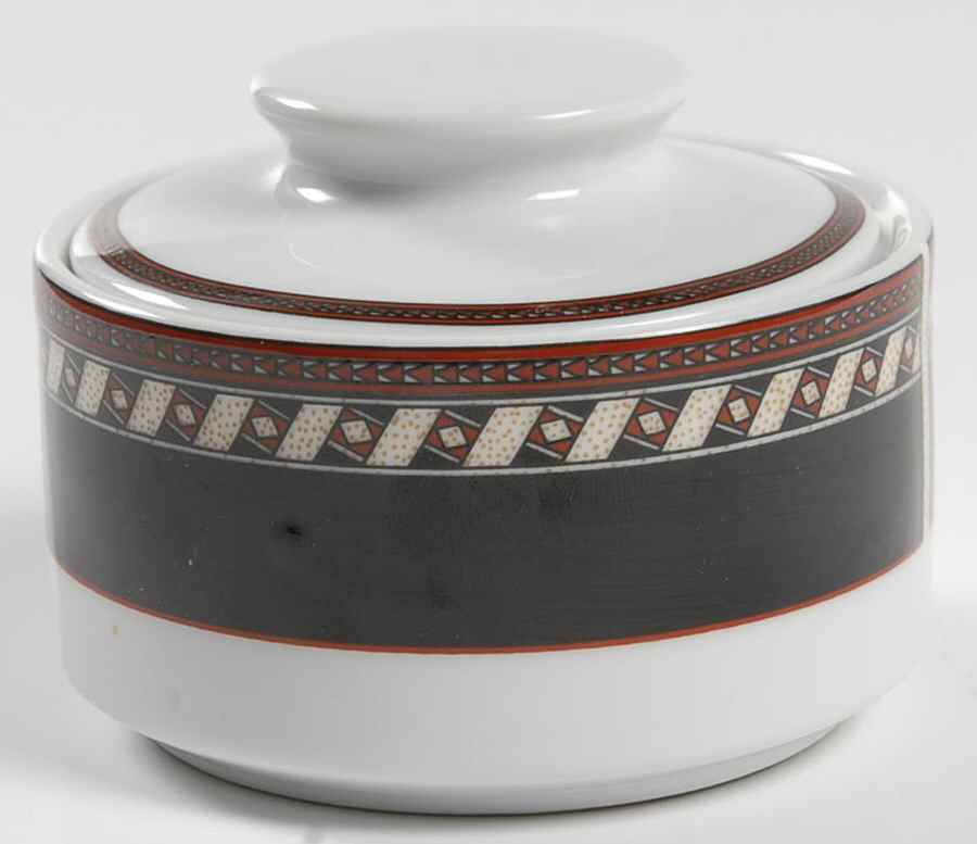 Ebony Court Sugar Bowl & Lid by Christopher Stuart-1