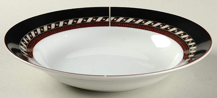 Ebony Court Coupe Soup Bowl by Christopher Stuart-1