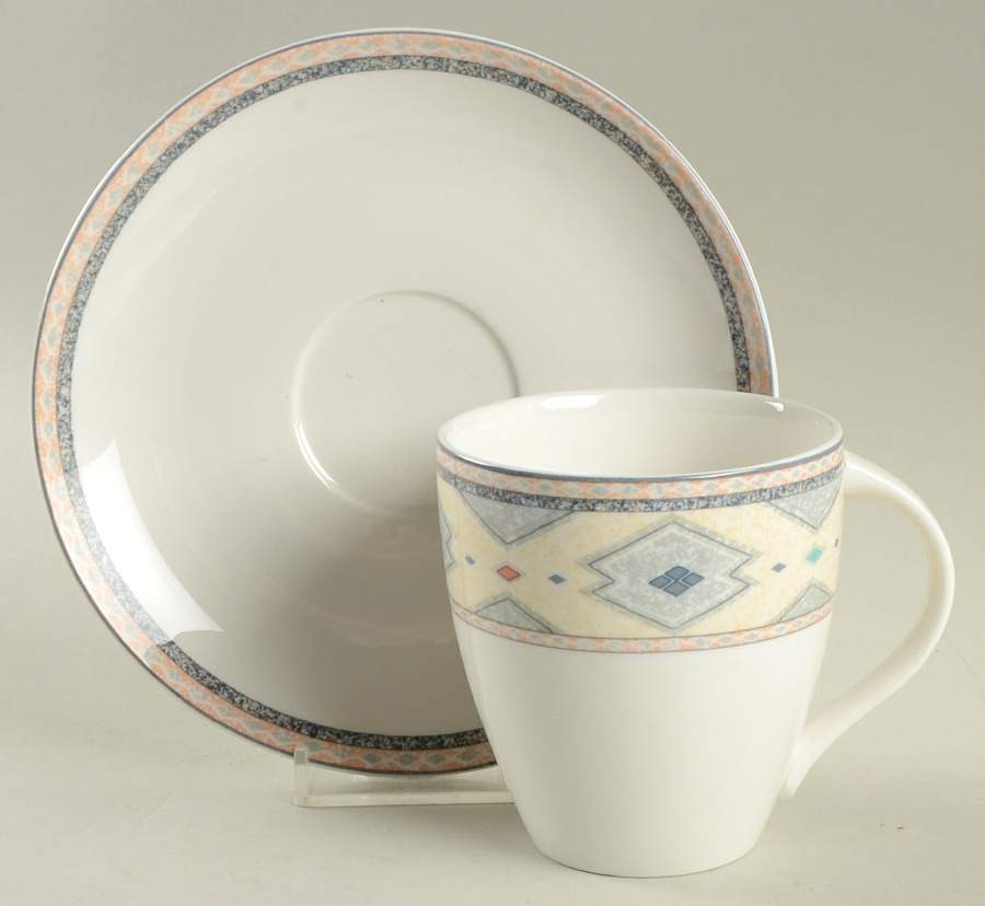 Ellington Flat Cup & Saucer Set by Christopher Stuart-1