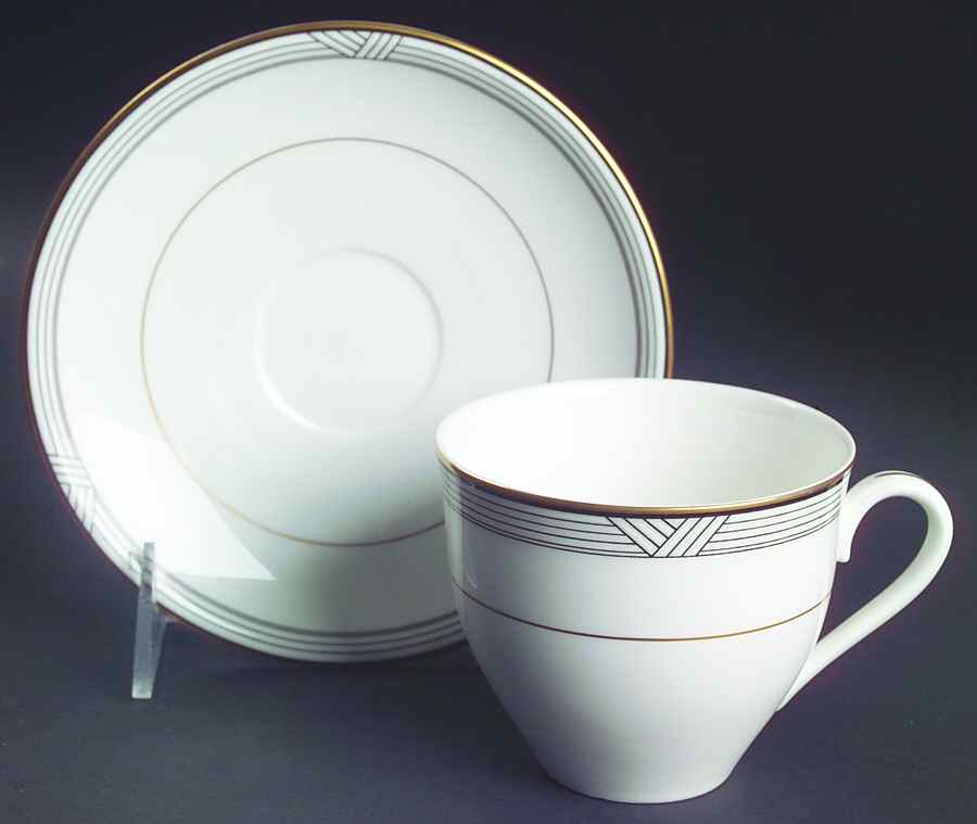 Empire House Flat Cup & Saucer Set by Christopher Stuart-1