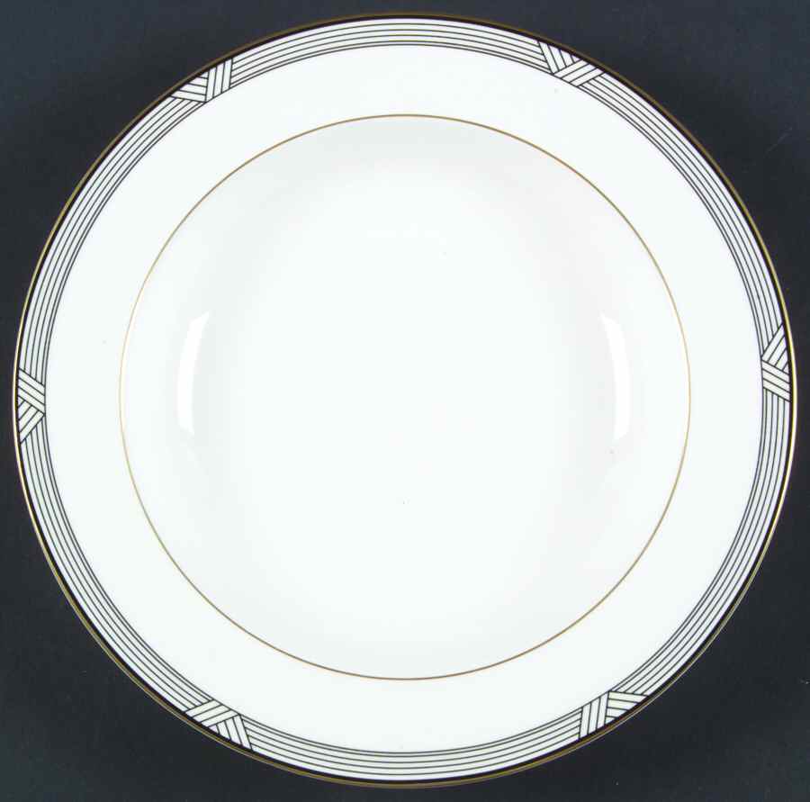 Empire House Large Rim Soup Bowl by Christopher Stuart-1