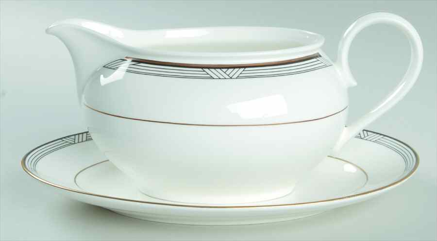 Empire House Gravy Boat & Underplate/Relish by Christopher Stuart-1