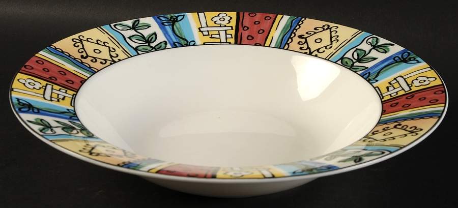 Ensemble Large Rim Soup Bowl by Christopher Stuart-1