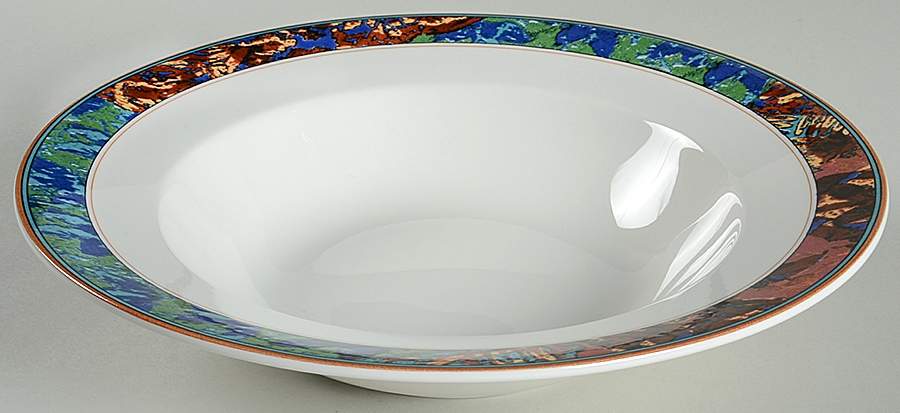 Evening Shade 10" Round Vegetable Bowl by Christopher Stuart-1