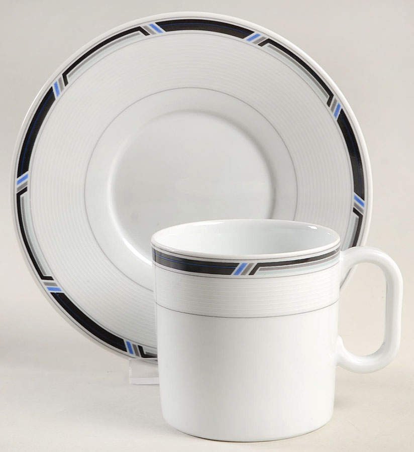 Executive Suite Flat Cup & Saucer Set by Christopher Stuart-1