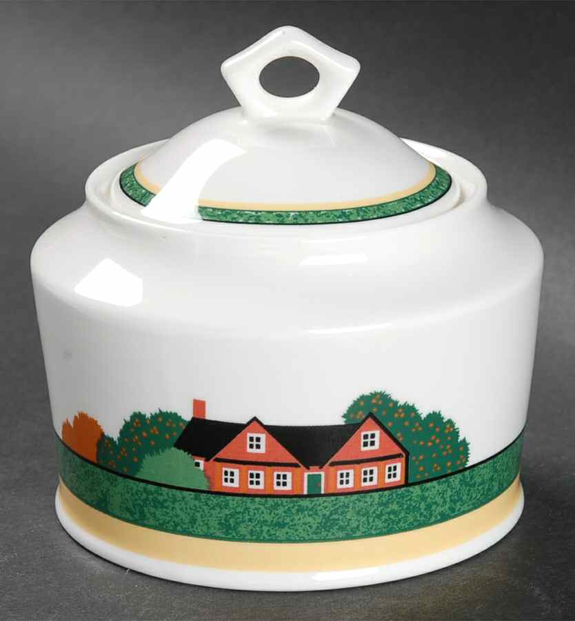 Fairway Sugar Bowl & Lid by Christopher Stuart-1