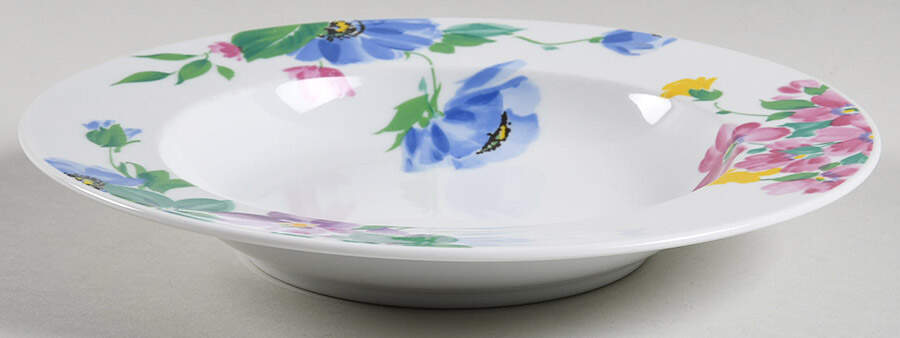 Floral Gallery Large Rim Soup Bowl by Christopher Stuart-1