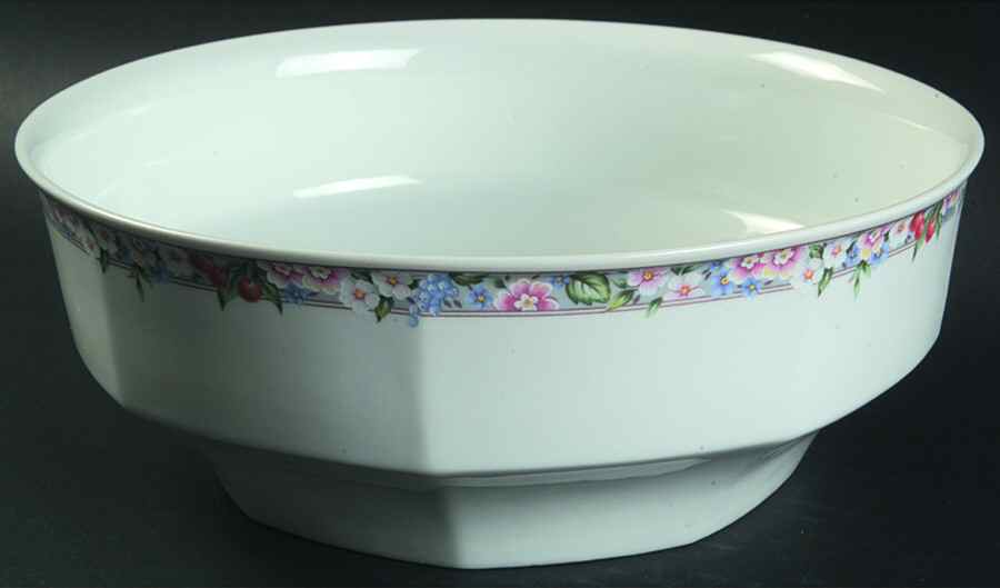 Floral Park 8" Round Vegetable Bowl by Christopher Stuart-1