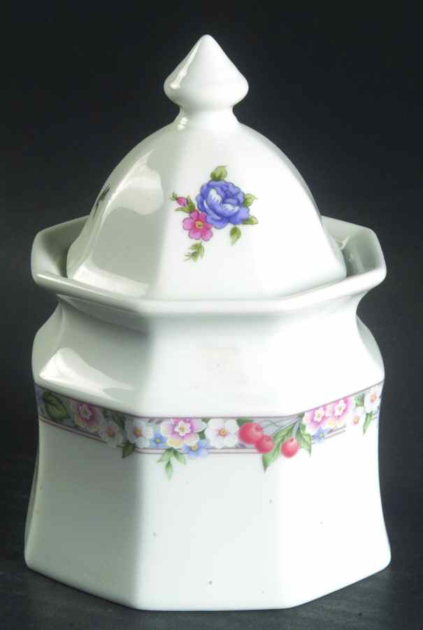 Floral Park Sugar Bowl & Lid by Christopher Stuart-1