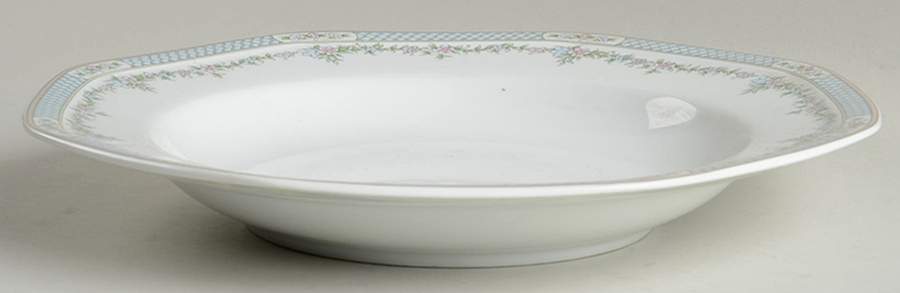 Floral Revue Large Rim Soup Bowl by Christopher Stuart-1