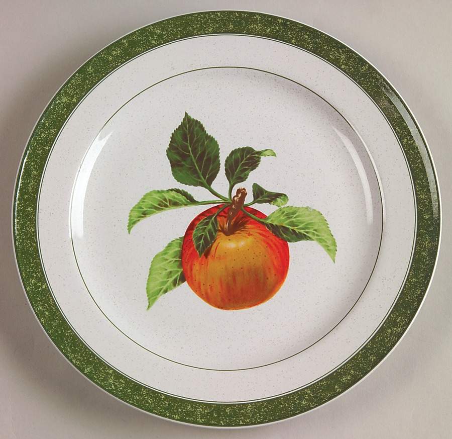 Fruit Delight Apple Salad Plate by Christopher Stuart-1