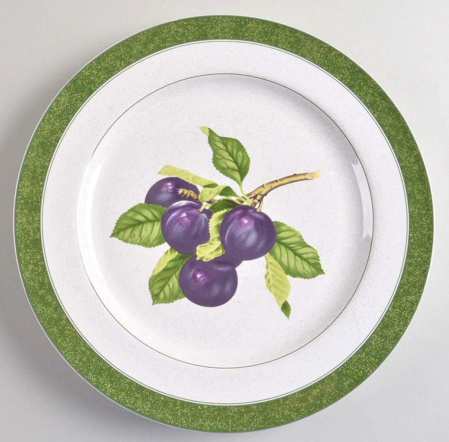 Fruit Delight Apple Dinner Plate by Christopher Stuart-1