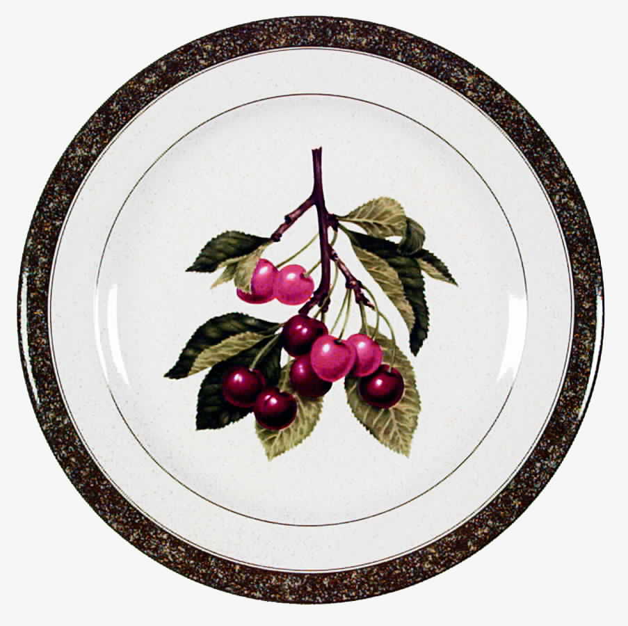 Fruit Delight Cherry Salad Plate by Christopher Stuart-1
