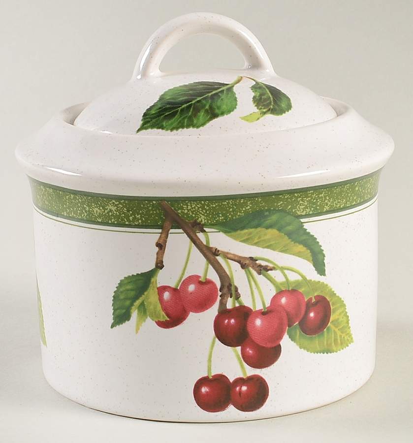 Fruit Delight Sugar Bowl & Lid by Christopher Stuart-1