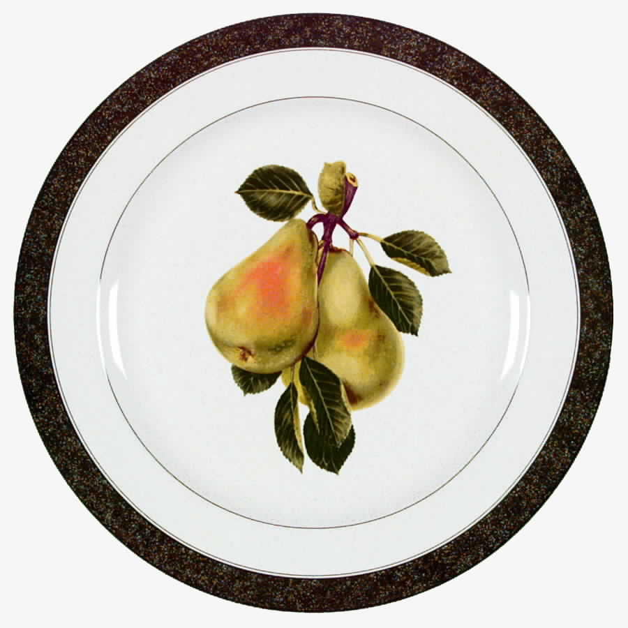Fruit Delight Pear Dinner Plate by Christopher Stuart-1