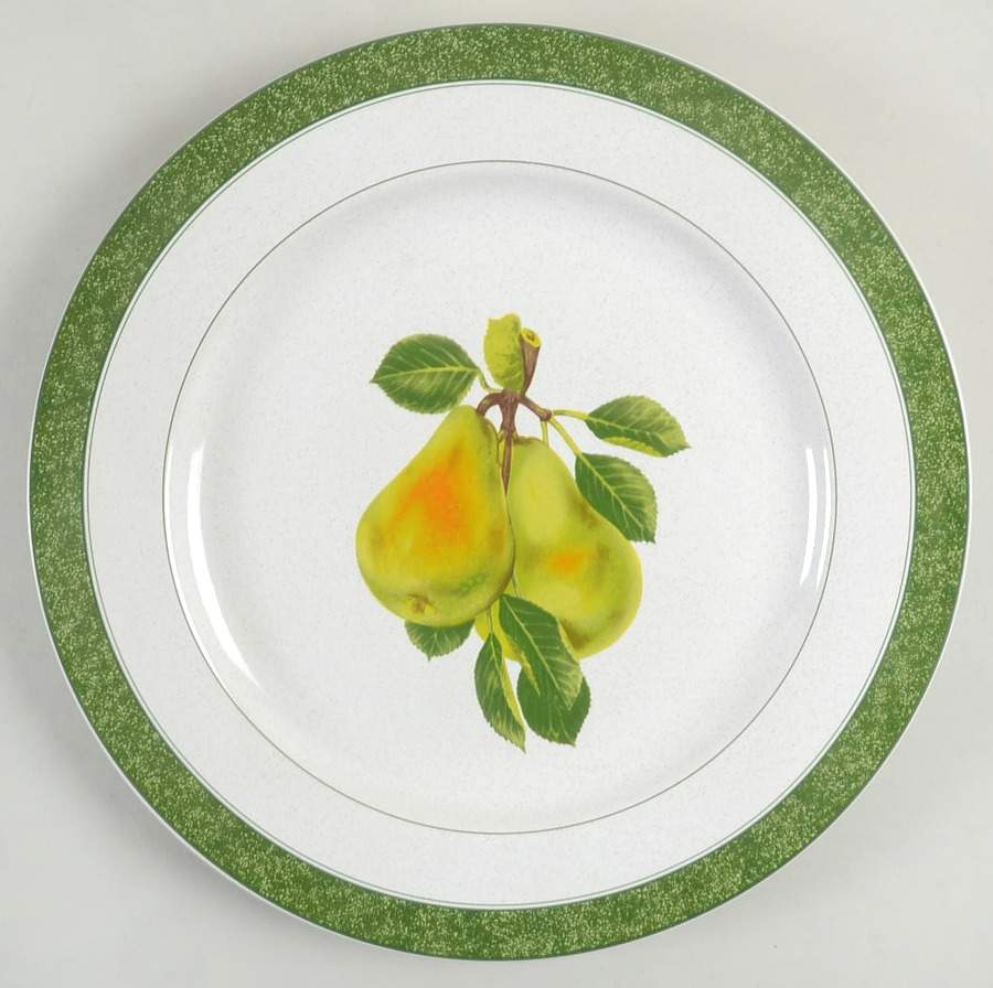 Fruit Delight Pear 12" Chop Plate (Round Platter) by Christopher Stuart-1