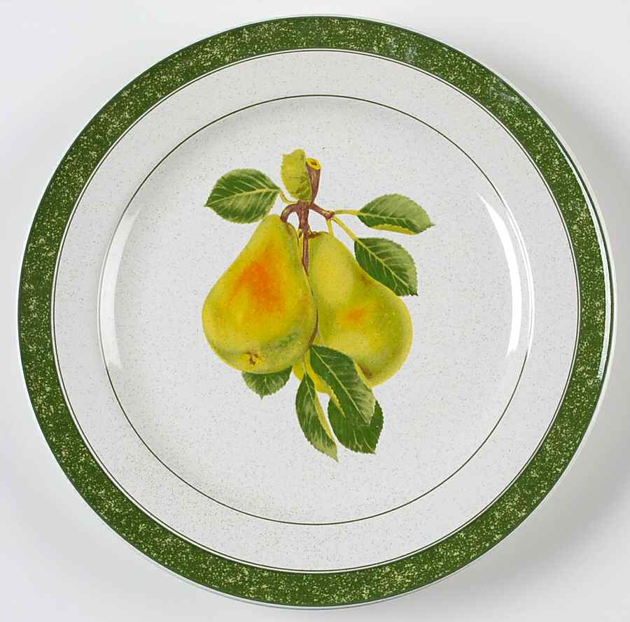 Fruit Delight Pear Salad Plate by Christopher Stuart-1