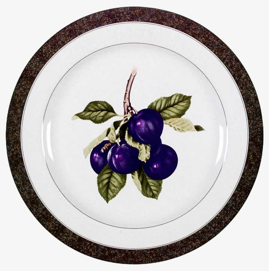 Fruit Delight Plum Dinner Plate by Christopher Stuart-1