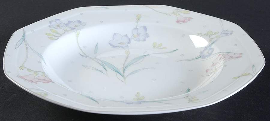 Fresh As Spring Large Rim Soup Bowl by Christopher Stuart-1