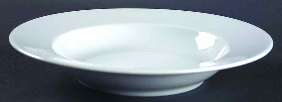 Grand Blanc Large Rim Soup Bowl by Christopher Stuart-1