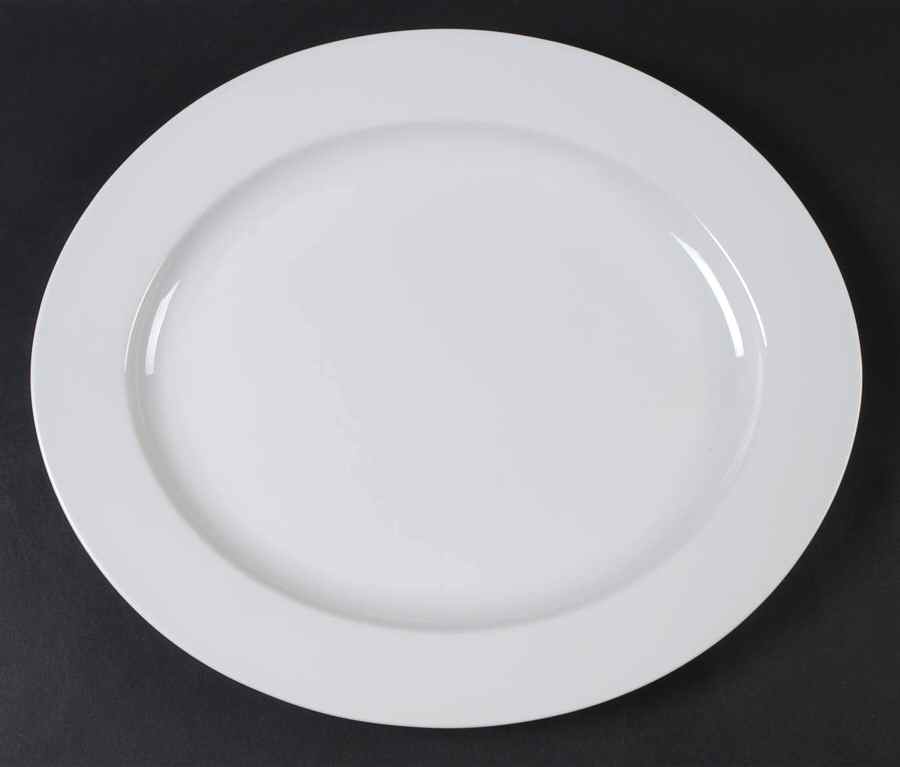 Grand Blanc 13" Oval Serving Platter by Christopher Stuart-1
