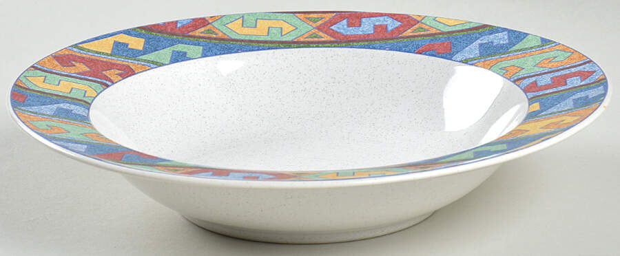 Hacienda Rim Soup Bowl by Christopher Stuart-1