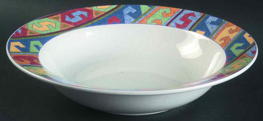 Hacienda 9" Round Vegetable Bowl by Christopher Stuart-1