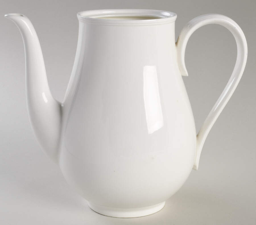 Heritage White Coffee Pot No Lid by Christopher Stuart-1