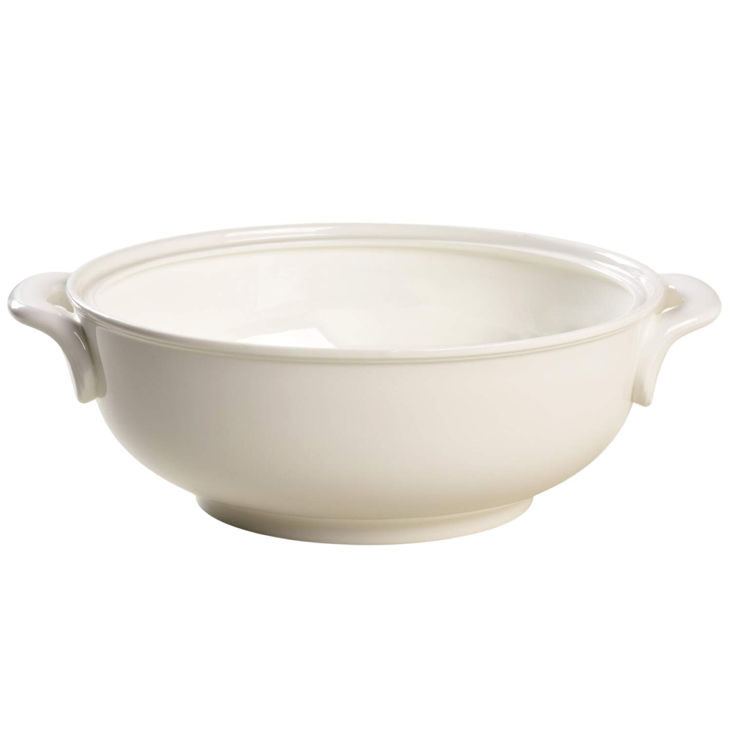 Heritage White Oval Vegetable No Lid by Christopher Stuart-1