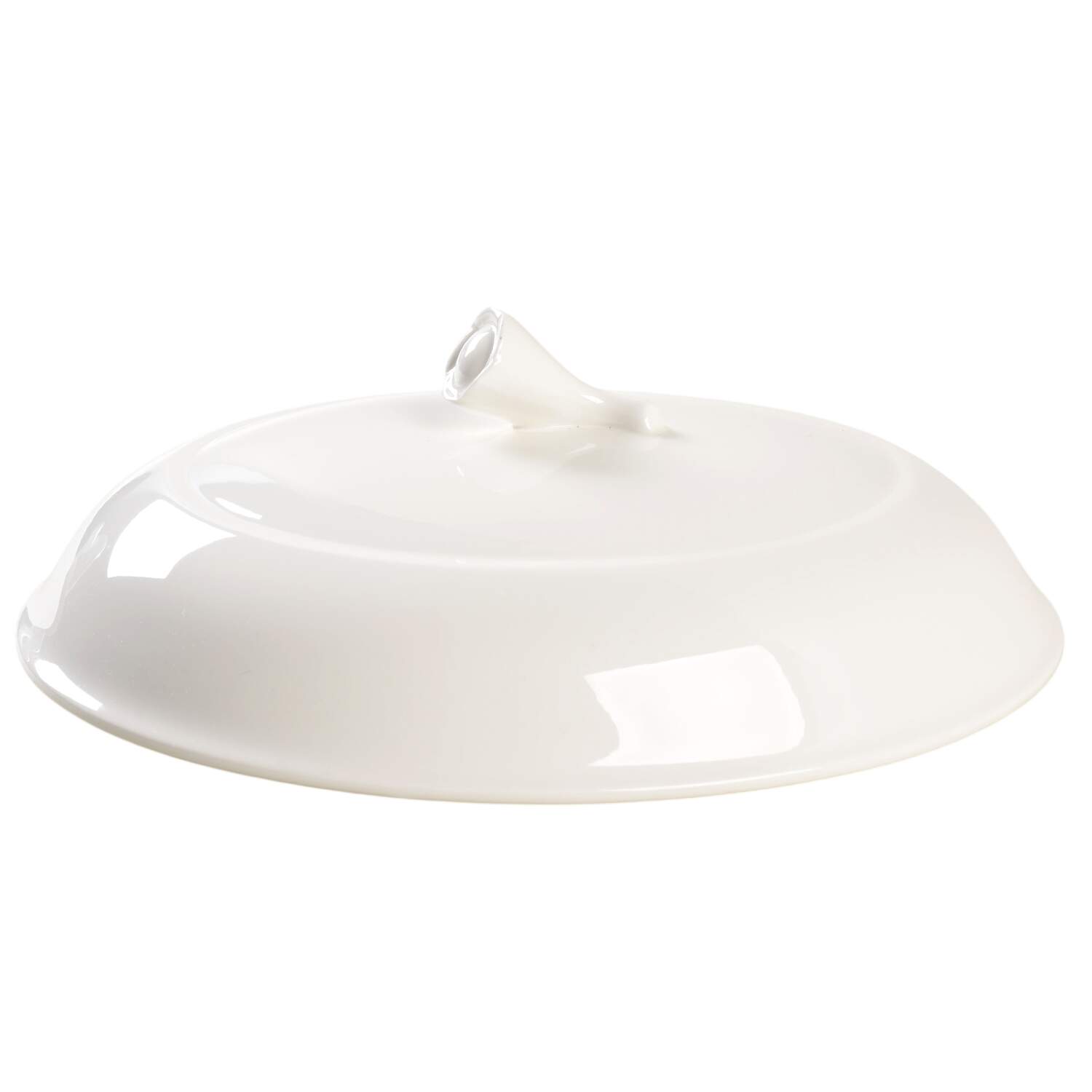 Heritage White Lid for Oval Vegetable by Christopher Stuart-1