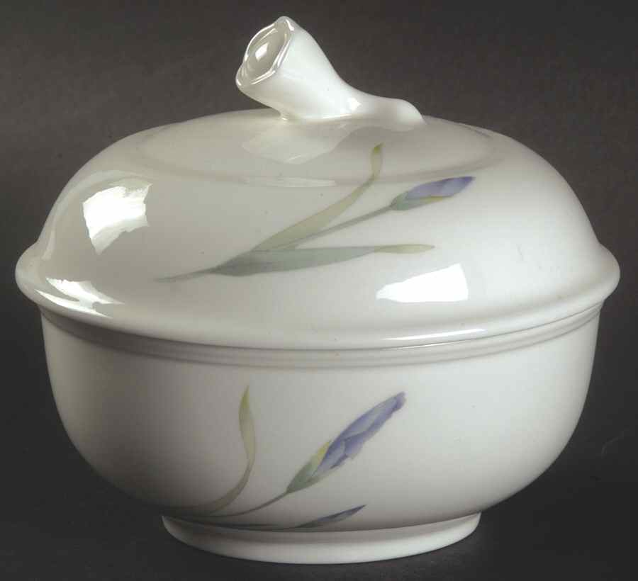 Iris Sugar Bowl & Lid by Christopher Stuart-1