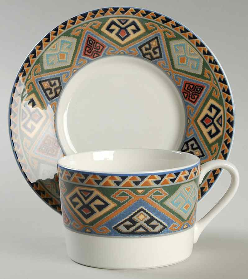 La Brea Flat Cup & Saucer Set by Christopher Stuart-1