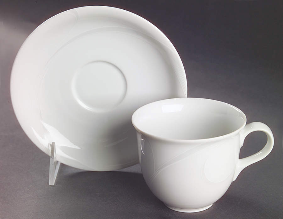 Lunar Flat Cup & Saucer Set by Christopher Stuart-1